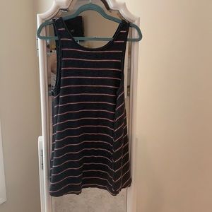 S. We the Free grey/maroon/white stripe tank. EUC